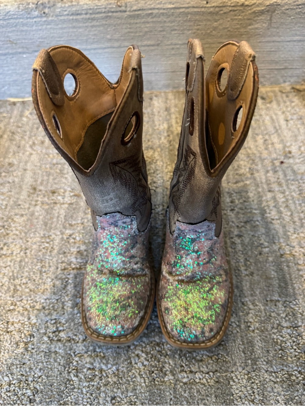 Girls' Roper Glitter Cowboy Boots